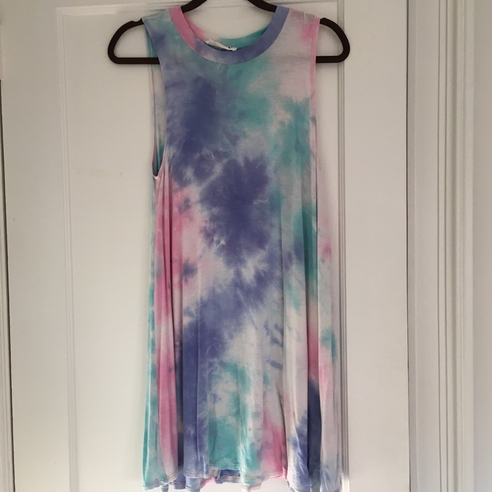 Pastel Tie Dye Dress